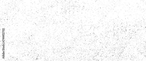 Vector random gritty background. scattered tiny particles, grunge black texture overlay pattern sample on background.  photo