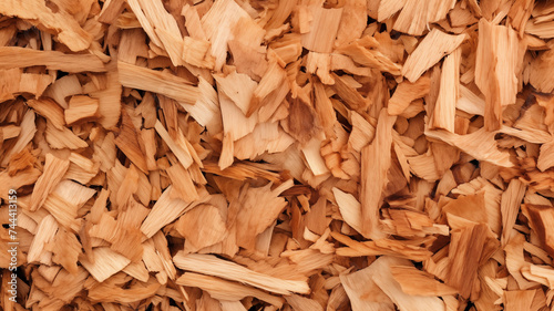 Cedar wood chip animal bedding background image