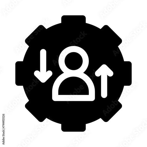 escalation glyph icon