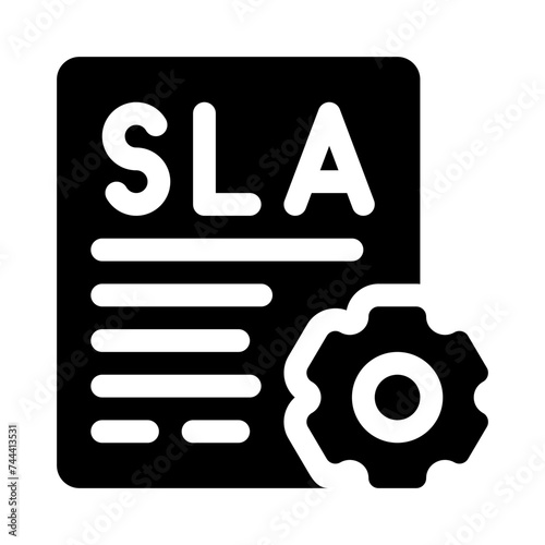 sla glyph icon