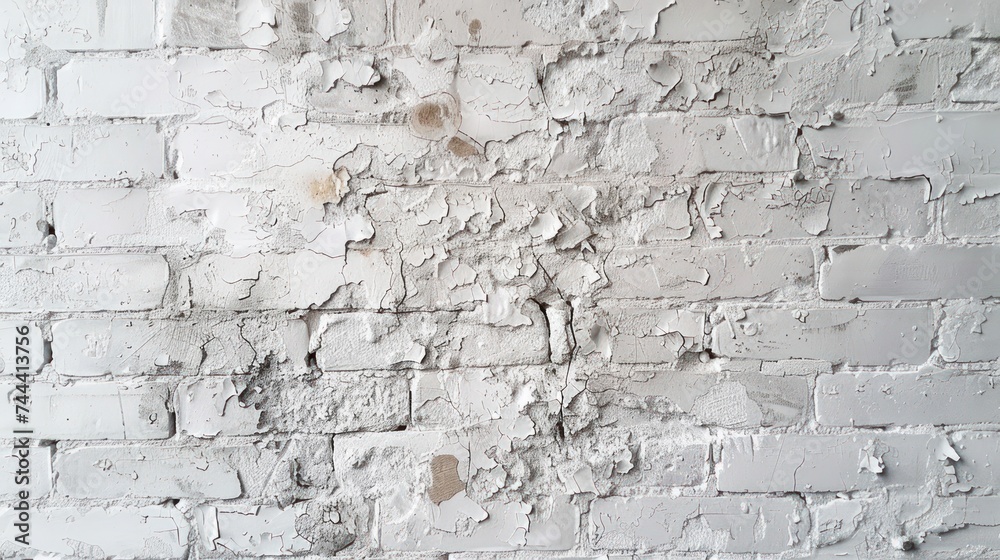 Abstract texture stained stucco, old White brick wall background Abstract texture stained stucco, old White brick wall background