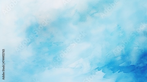 Abstract light blue watercolor 