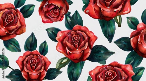 Watercolor of Tropical spring floral green leaves and flowers s isolated on transparent png background  bouquets greeting or wedding card decoration  with Generative Ai.