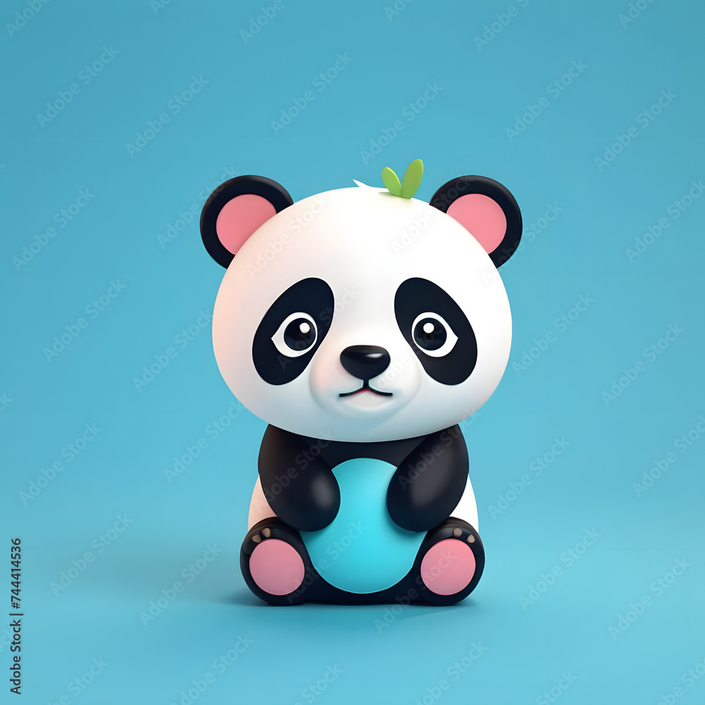 Fototapeta premium 3d panda