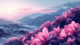 Tranquil Spring Reverie: Abstract Background Infused with Soft Pastel Hues