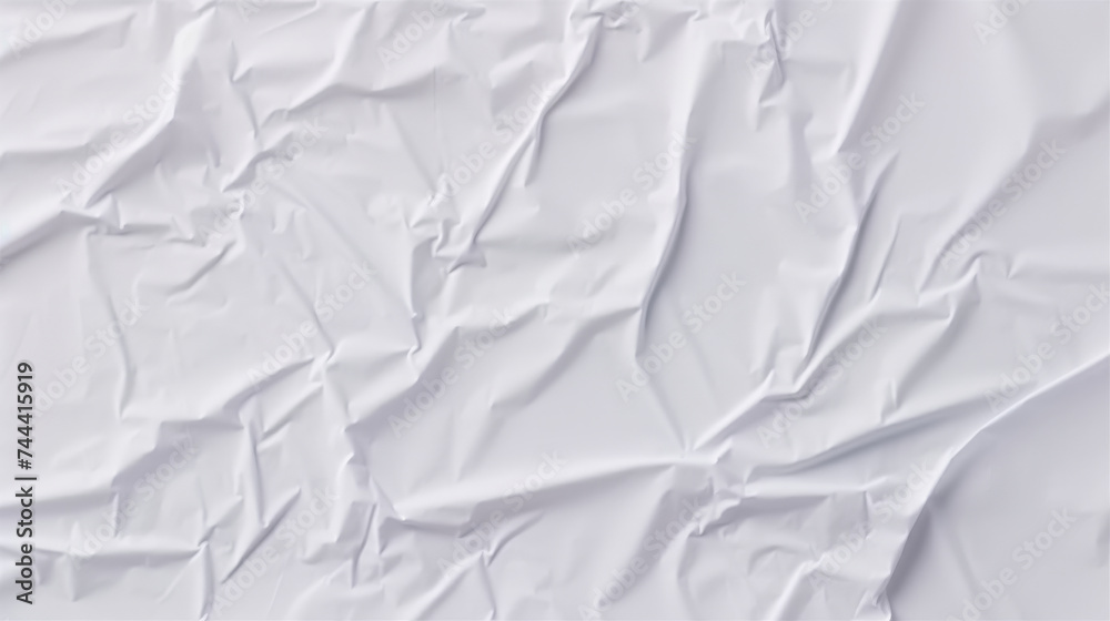 bright white paper  crumpled background. Texture of wet paper ,White Paper Texture background. Crumpled white paper abstract shape background with space paper for text.White color texture pattern  - obrazy, fototapety, plakaty 