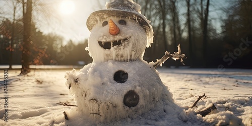 melting snowman