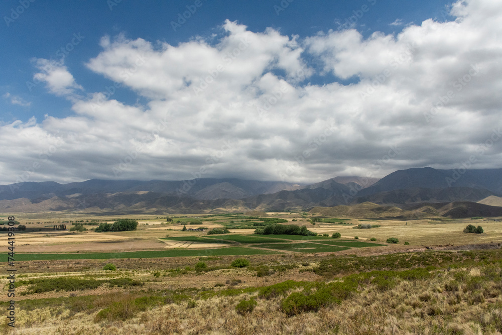 Beautiful countryside landscape near Mendoza, Argentina