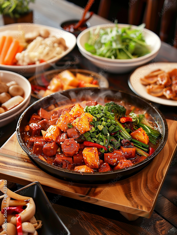 Gourmet Spicy Hotpot,created with Generative AI tecnology.
Gourmet Spicy Hotpot,created with Generative AI tecnology.
