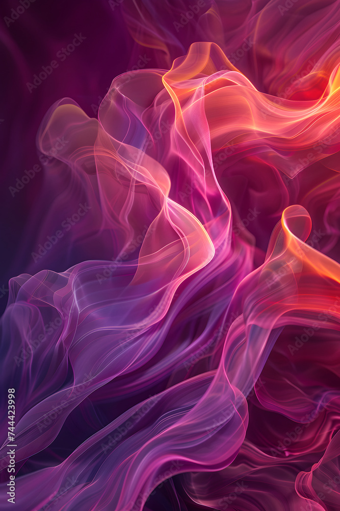 Obraz premium colorful flames on a dark background