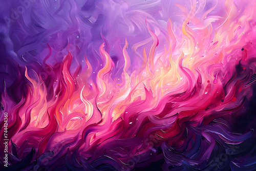 pink flaming background
