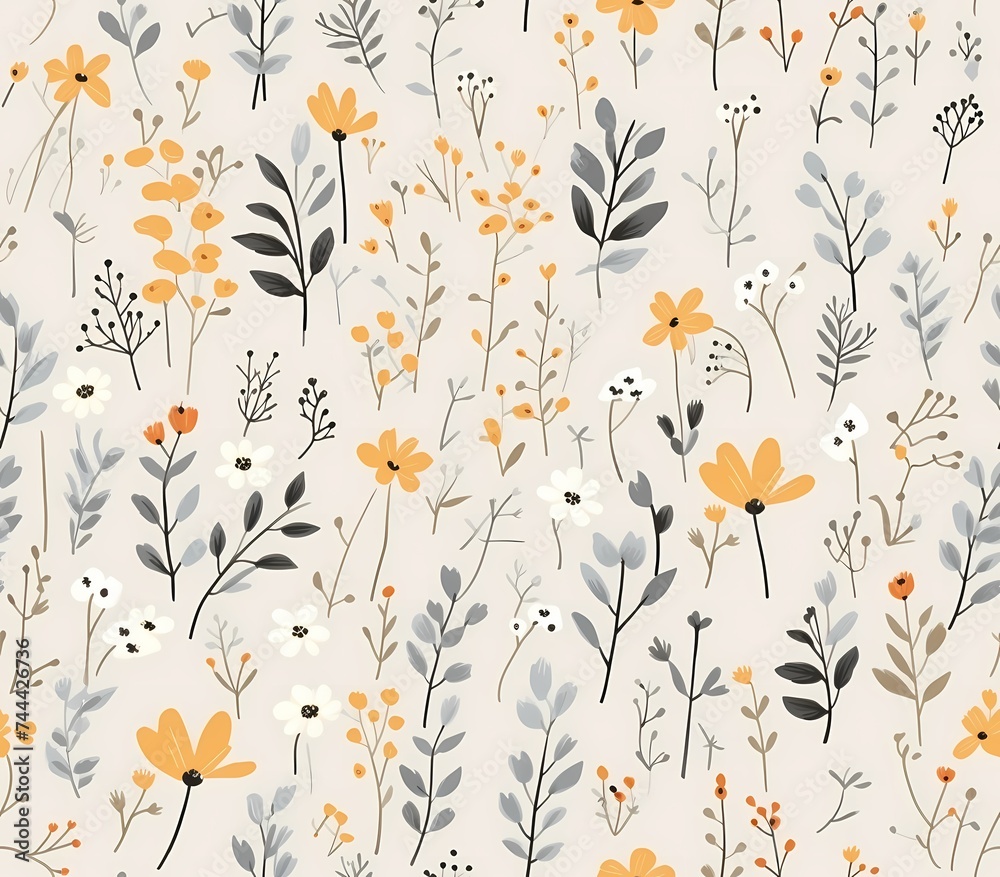 Seamless pattern for fabric pattern, textile design, illustration, and background.