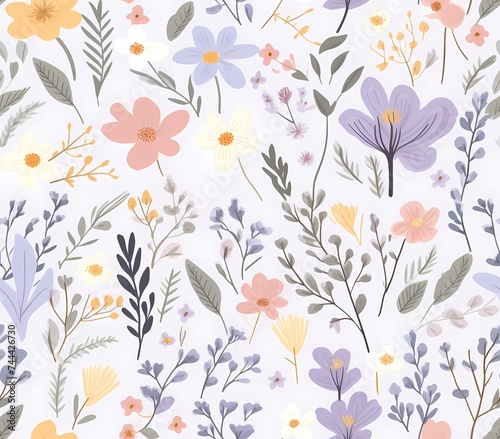 Seamless pattern for fabric pattern  textile design  illustration  and background.