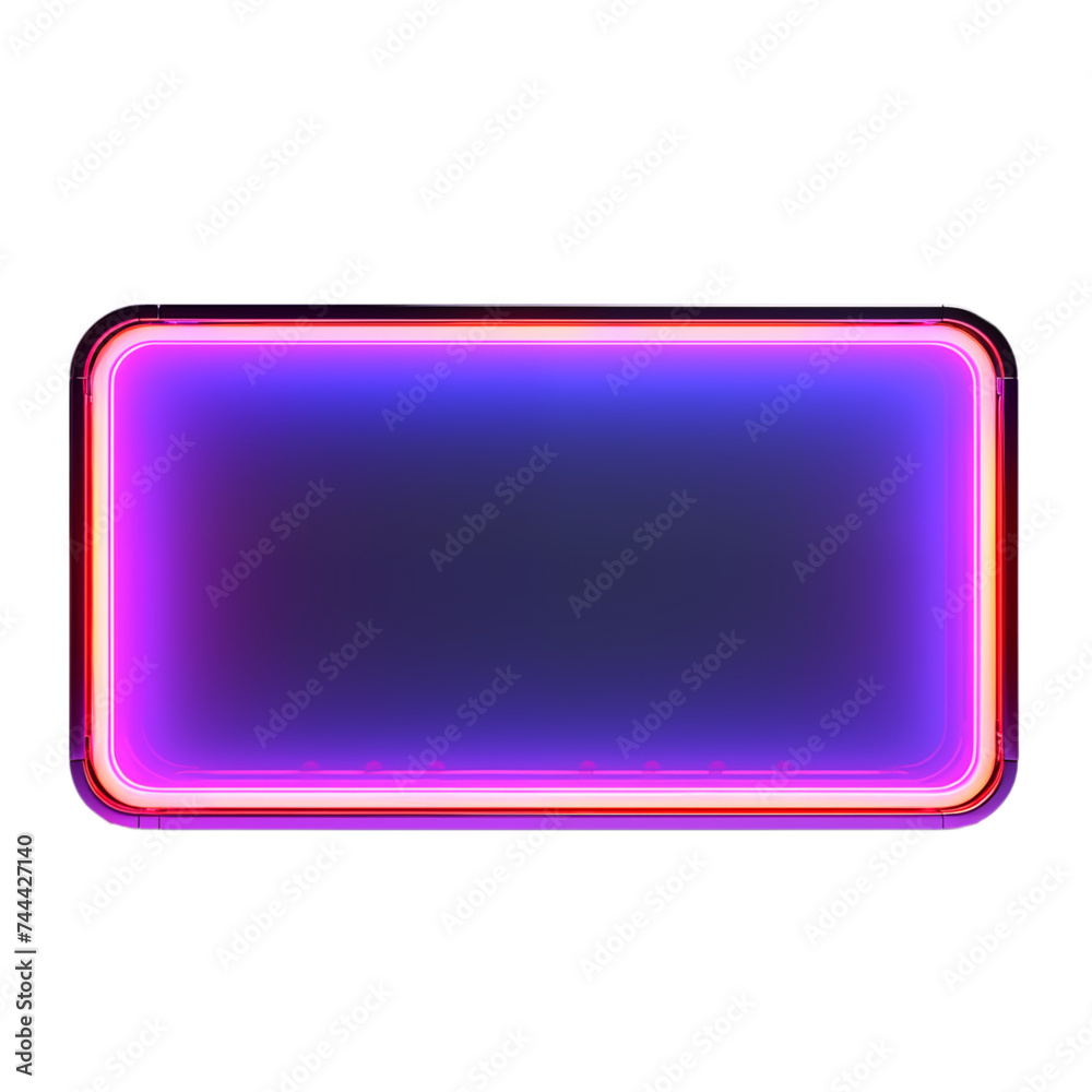 purple square button isolated on transparent background purple square button isolated on transparent background