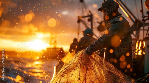 Sunset Sparkle: Fishermen’s Sea Dance