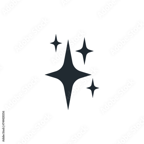 icon star abstract illustrator design template