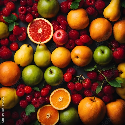 fruits and berries background