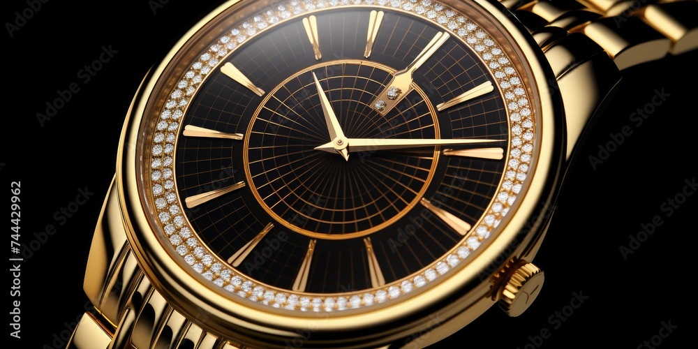 A sophisticated timepiece tailored for the discerning businessman, exuding luxury and refinement