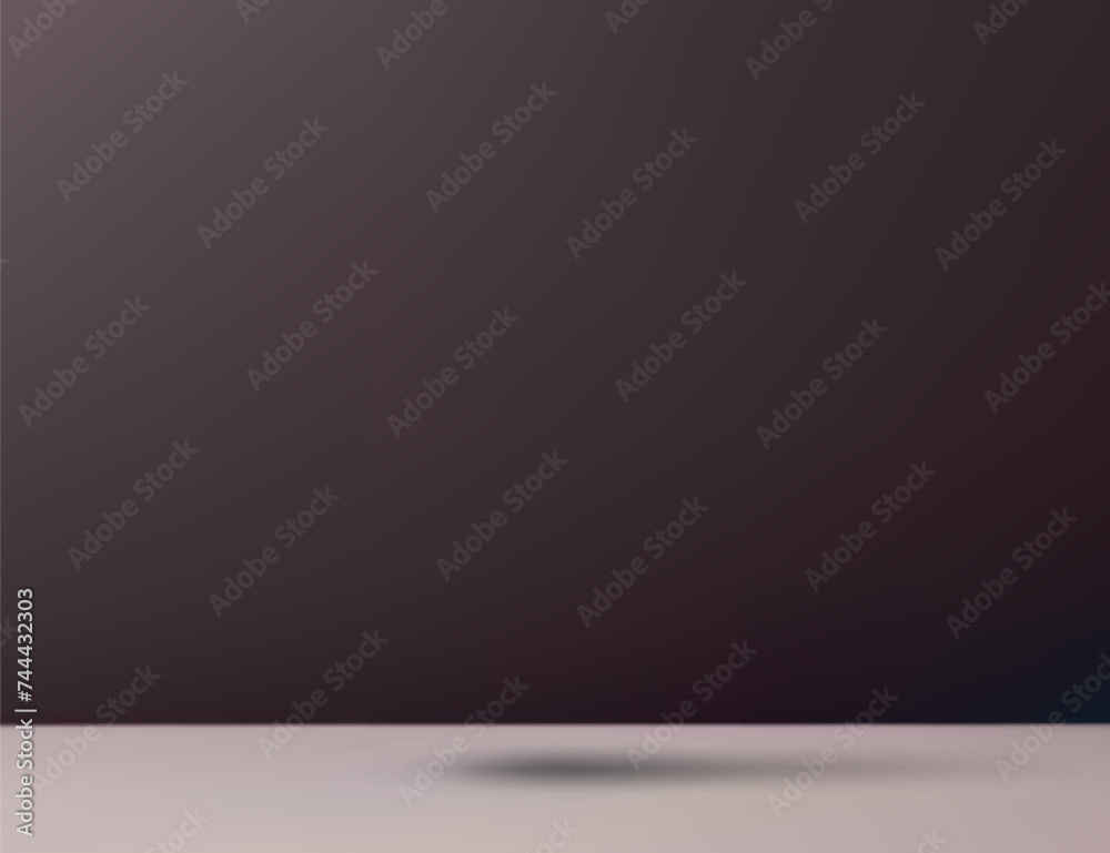 Fototapeta premium Studio room background with shadow. Template mock up