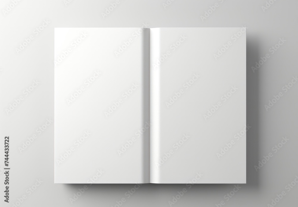 A3 half-fold brochure blank white template for mock up A3 half-fold brochure blank white template for mock up