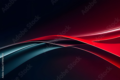 Fluid abstract background with colorful gradient. Abstract dark red wave illustration of modern movement.