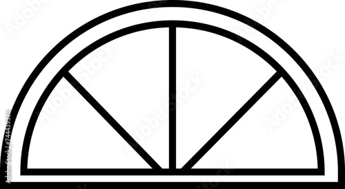 Window blinds icons line vector. Statutory different types of blinds, linear icon . Line with editable stroke