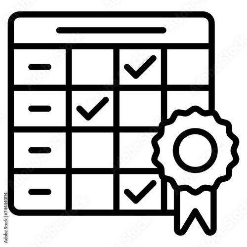 Rubric Icon