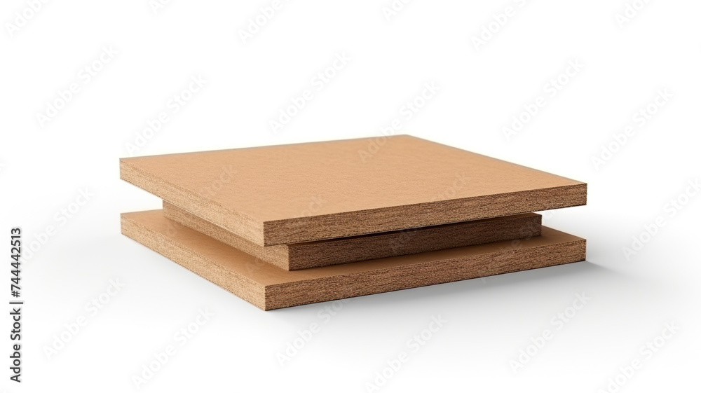 Blank wooden cardboard isolated on pure white background Blank wooden cardboard isolated on pure white background