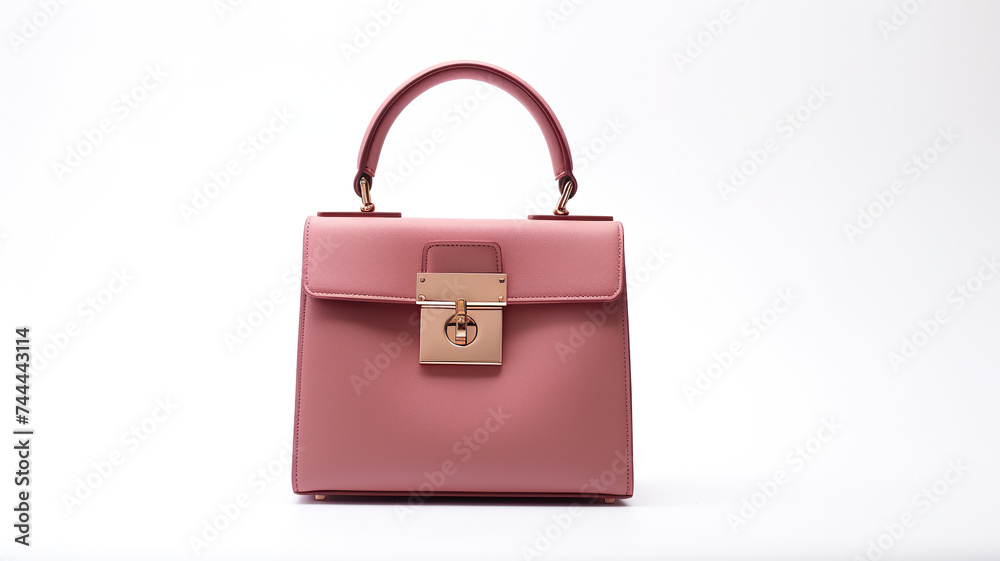 Luxury woman handbag isolated on pure white background Luxury woman handbag isolated on pure white background