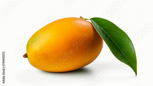 Fresh Mango isolated on pure white background
