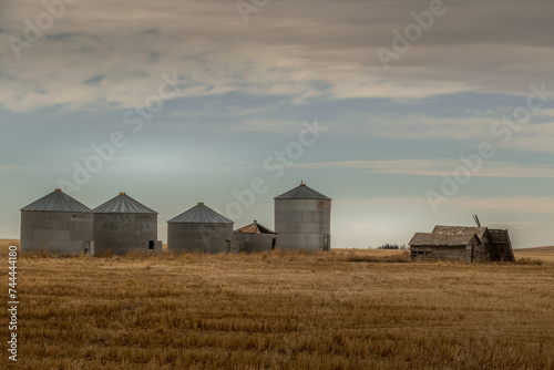 Rustic fam buildings Vulcan County Alberta Canada