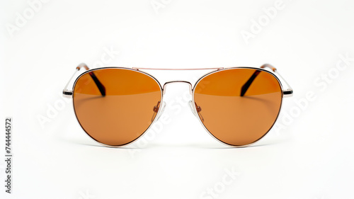 Sunglasses set apart on a blank white background