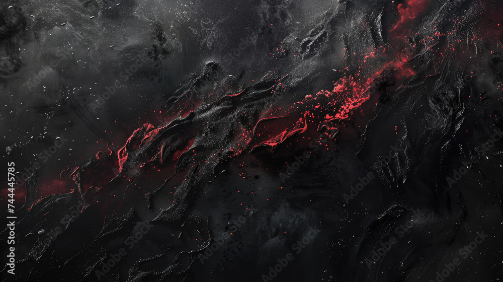 black and red sand wall texture - obrazy, fototapety, plakaty 