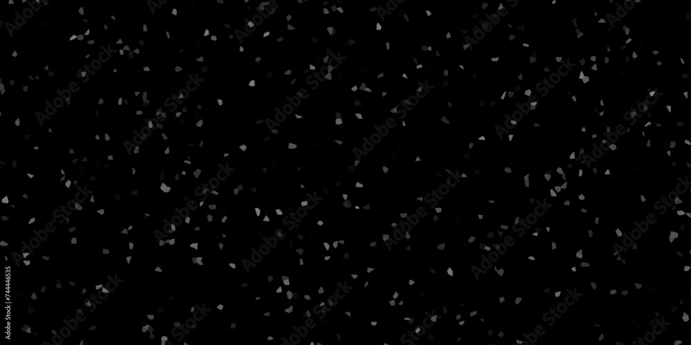 Slow motion white stars looping motion on clean black. Night sky full of stars or Christmas snowfall.