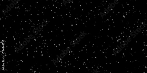 Slow motion white stars looping motion on clean black. Night sky full of stars or Christmas snowfall. © Shahadath