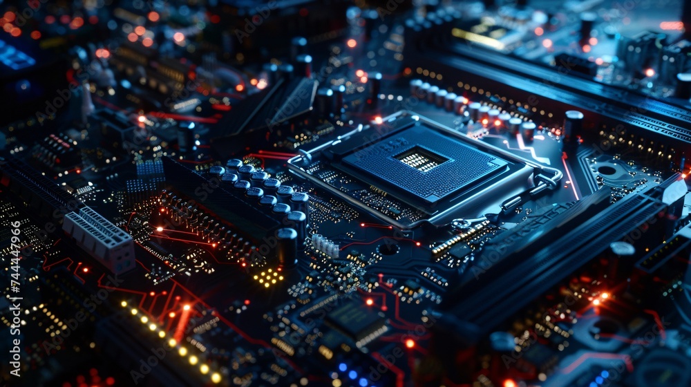 Sapphire cloud of connectivity dominates the motherboards skyline