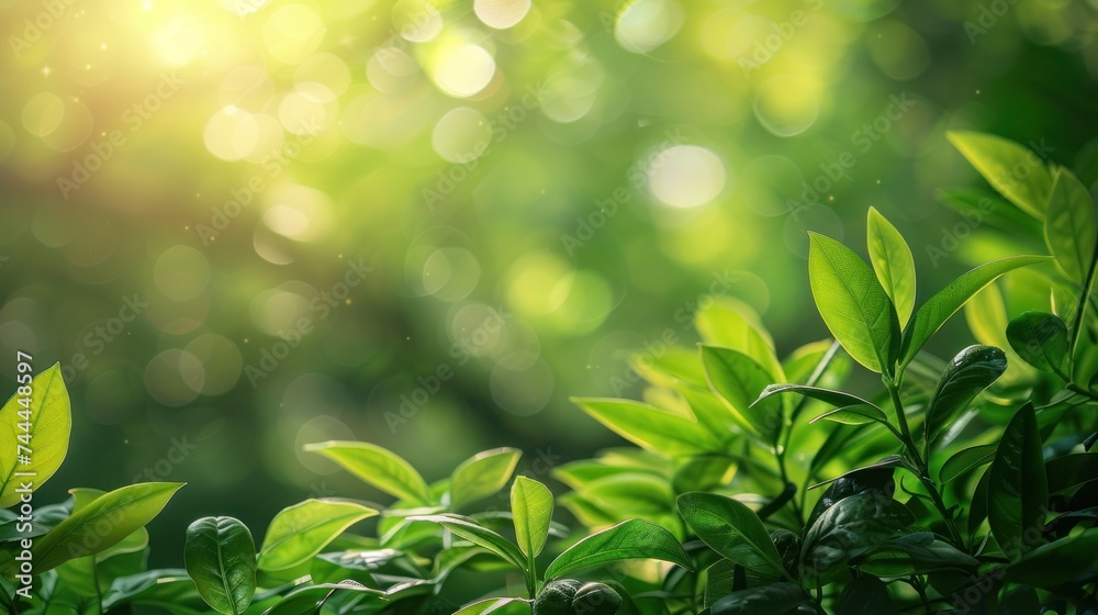 A green background with selective focus on natural elements A green background with selective focus on natural elements