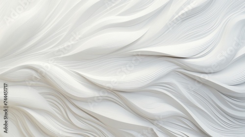 white feather on white background