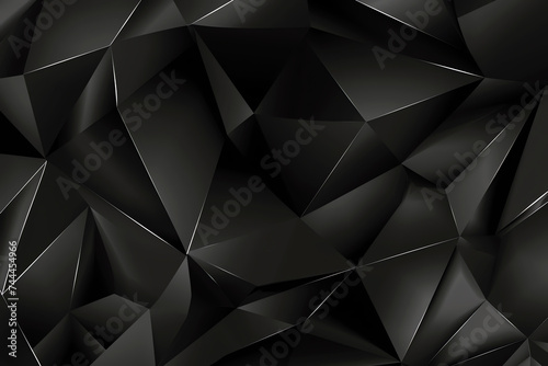 black pattern background, AI generated