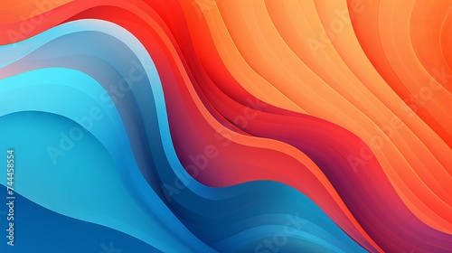 Vibrant Abstract Background: Dynamic Lines and Colors for Creative Projects