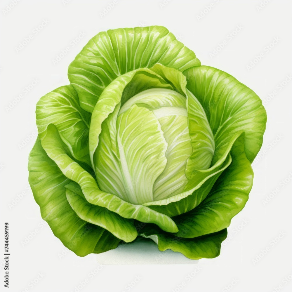 Obraz premium lettuce watercolor