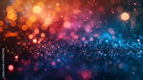 Immerse in the abstract world of soft bokeh lights, creating dreamy backgrounds with rich textures and colors