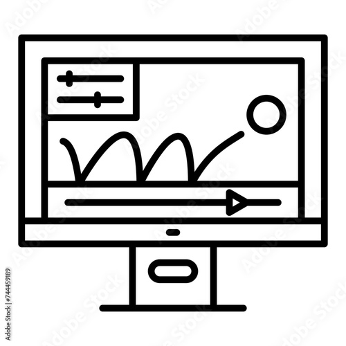 Motion Graphics Icon