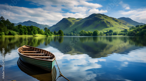 Majestic Panoramic View of Lake District National Park - A Spellbinding Symphony of Nature's Beauty © Troy