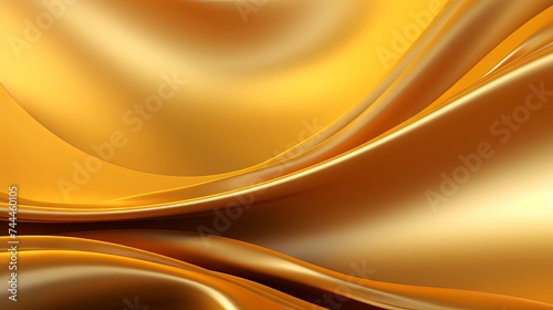 Captivating Golden Waves: Abstract Background Illuminated with Radiant Brilliance