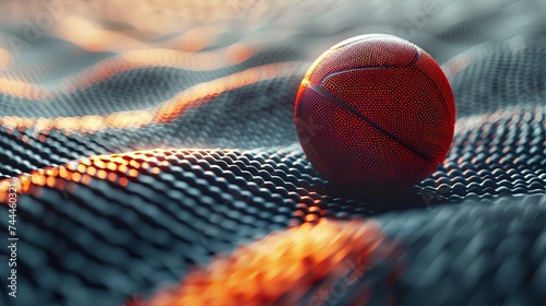 Uncover the dynamic world of sports textures, from the grip of a basketball to the sleekness of a racing car © MAY