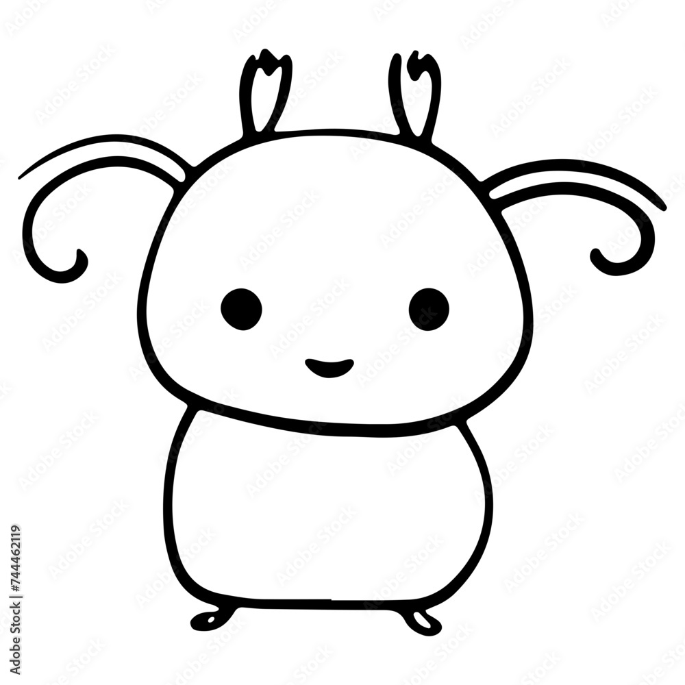 simple cute creatures doodles vector animal cartoon hand drawn art toy outline funny alien simple cute creatures doodles vector animal cartoon hand drawn art toy outline funny alien