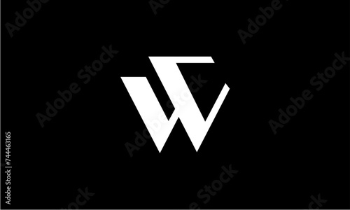 W logo design photo