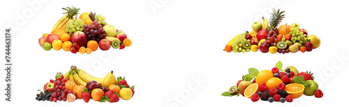 set of fruits png