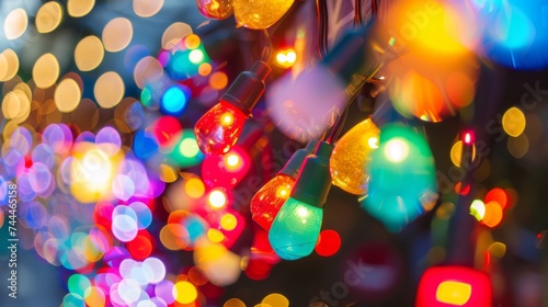 Galand of lights with bokeh background. light background. --ar 16:9 --style raw --v 6 Job ID: 5b8c7c73-a2af-40b8-89ab-51a8a145473c photo